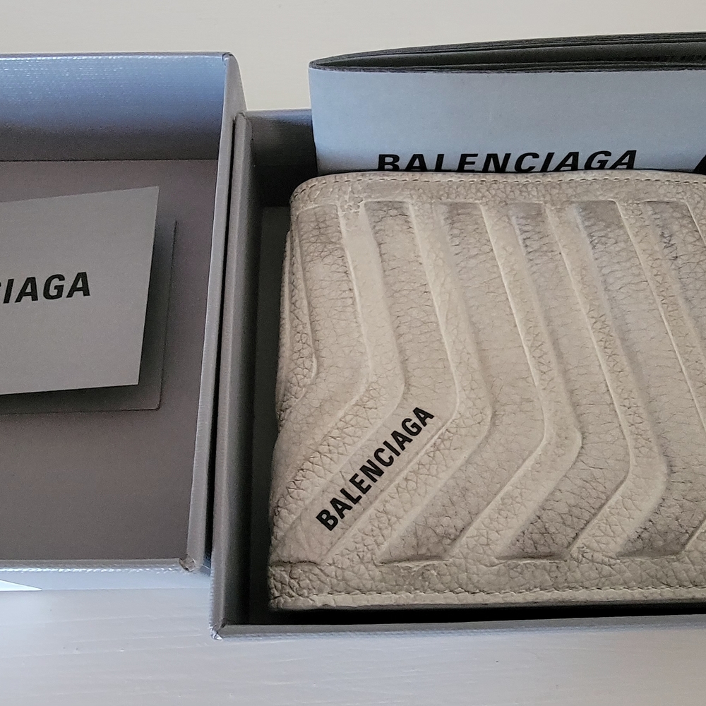 Balenciaga White Wallet